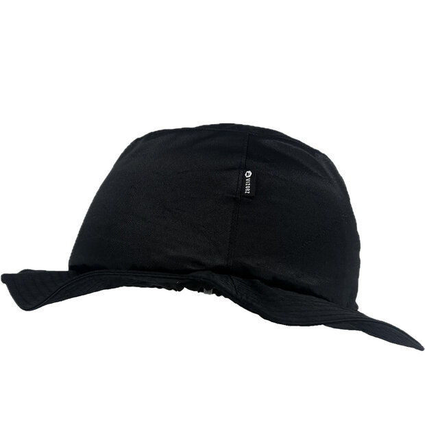 Vizorz SwitchCap fietshelmcover - Black shiny classic