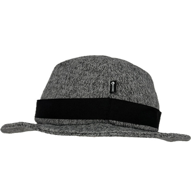 Vizorz SwitchCap fietshelmcover - Grey woolly stylish