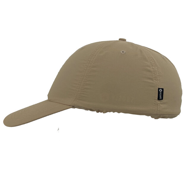 Vizorz SwitchCap fietshelmcover - Beige Cap