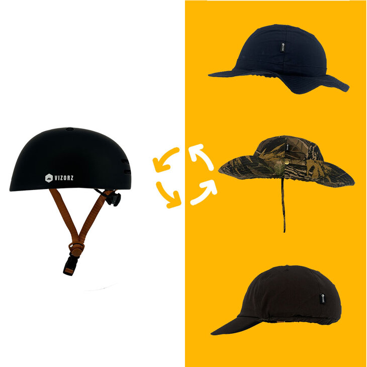 Vizorz Switchcap fietshelm - L