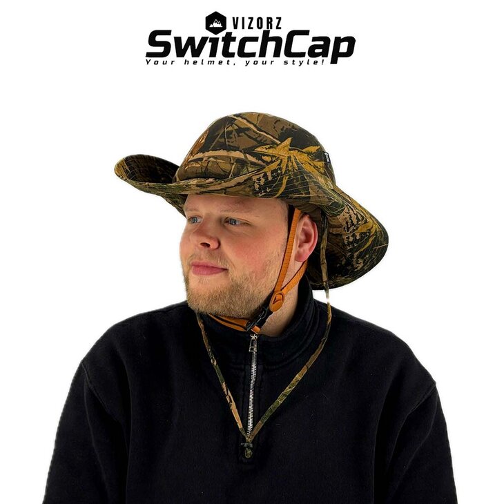 Vizorz SwitchCap fietshelm - Camo urban