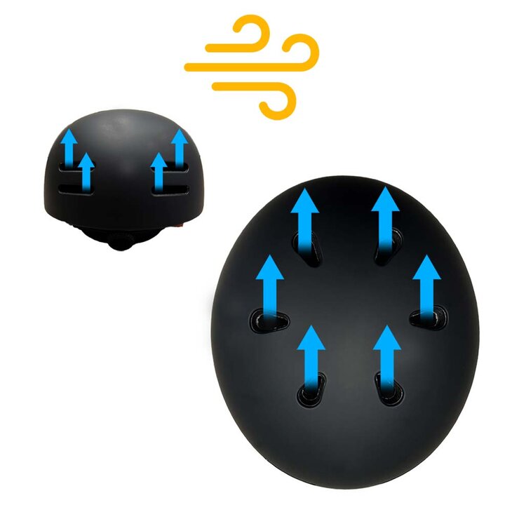 Vizorz SwitchCap fietshelm - Black shiny classic