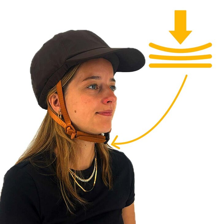 Vizorz SwitchCap fietshelm - Brown base cap