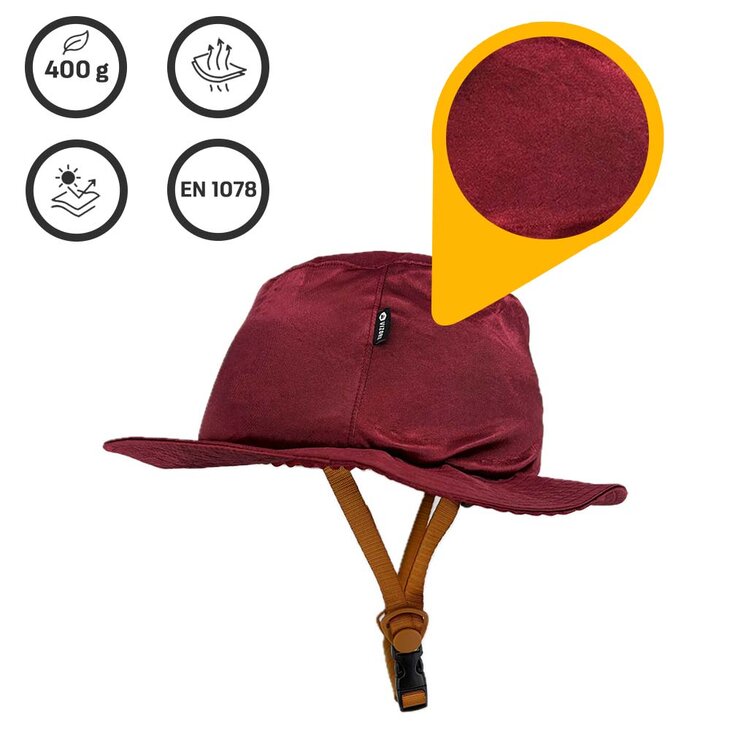 Vizorz SwitchCap fietshelm - Red shiny classic