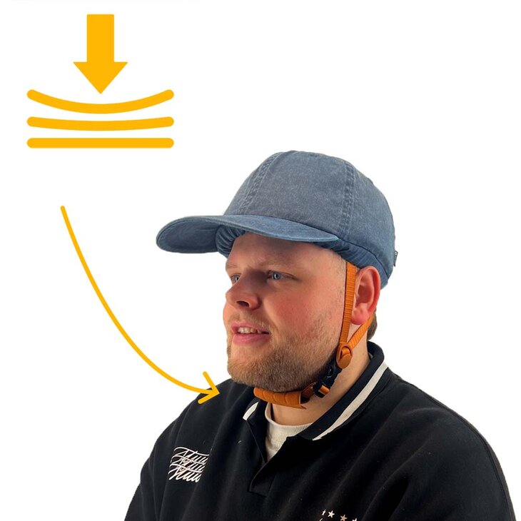 Vizorz Switchcap fietshelm - Blue Cap