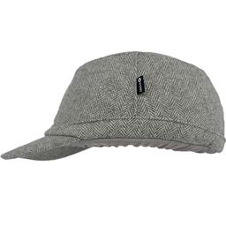 Vizorz SwitchCap fietshelmcover - Grey woolly cap